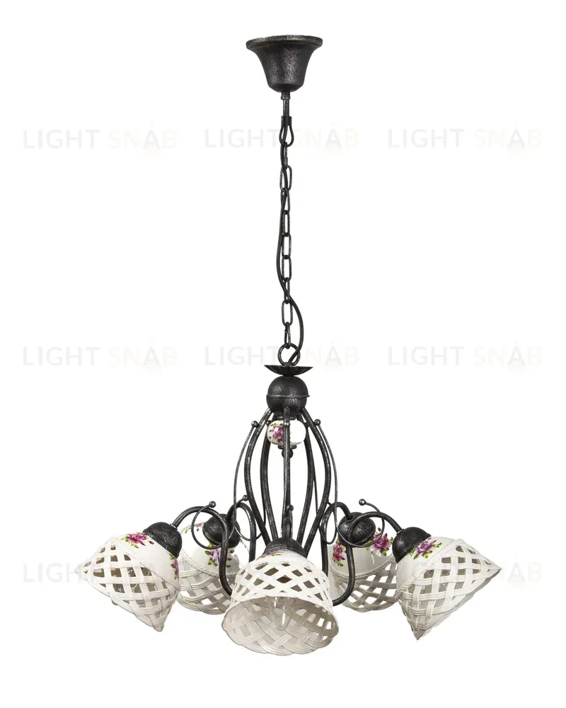 Подвесная люстра Abrasax Emilia MDK9365/5ABlack MDK9365/5ABlack