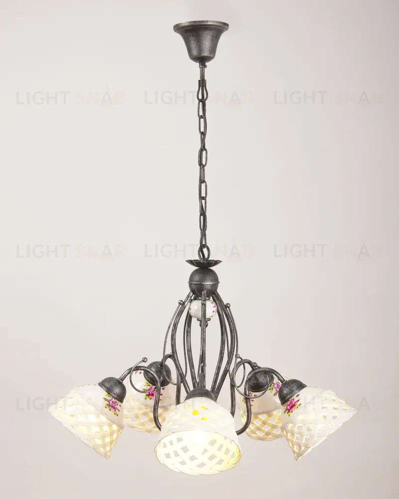 Подвесная люстра Abrasax Emilia MDK9365/5ABlack MDK9365/5ABlack