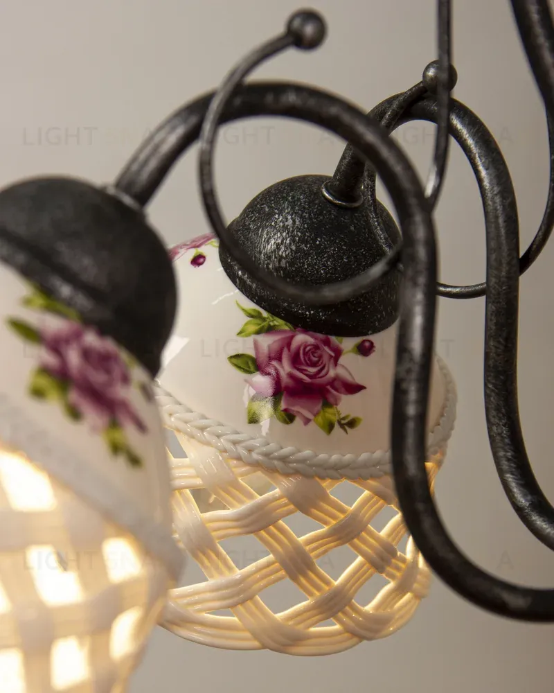 Подвесная люстра Abrasax Emilia MDK9365/5ABlack MDK9365/5ABlack