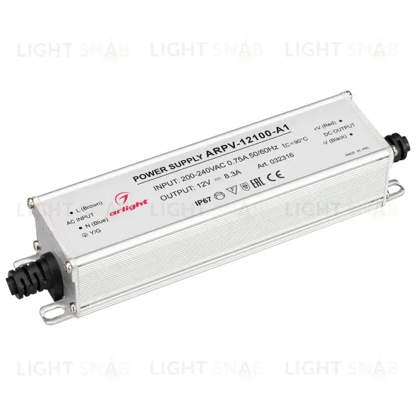 Блок питания Arlight ARPV-12100-A1 12V 8.3A 100W 032316 032316