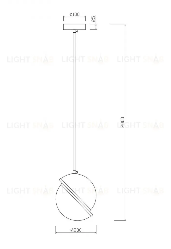 Подвесной светильник Freya Element FR5181PL-01BS FR5181PL-01BS