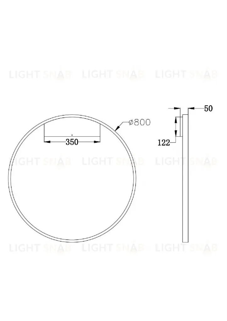 Настенный светильник Maytoni Rim MOD058WL-L50W4K MOD058WL-L50W4K