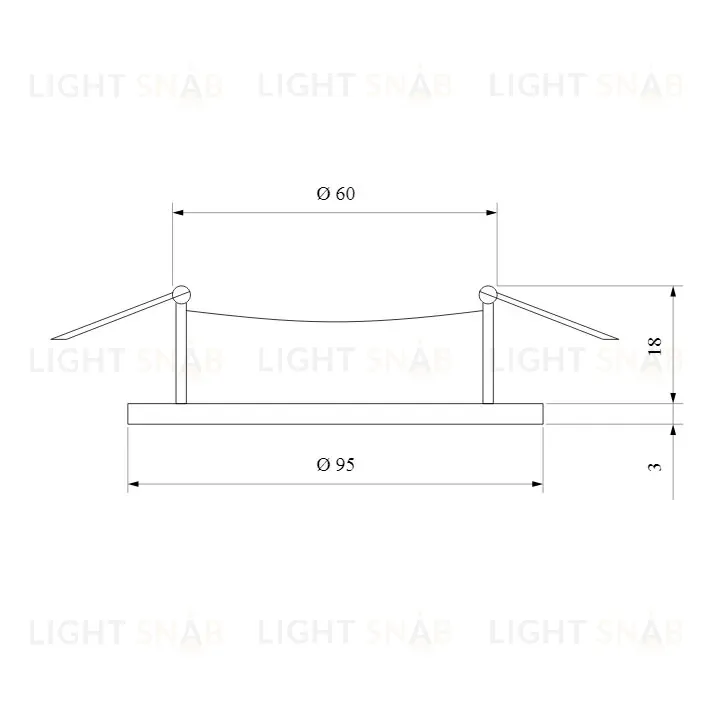 Встраиваемый светильник Elektrostandard Dorma 4690389178214 4690389178214