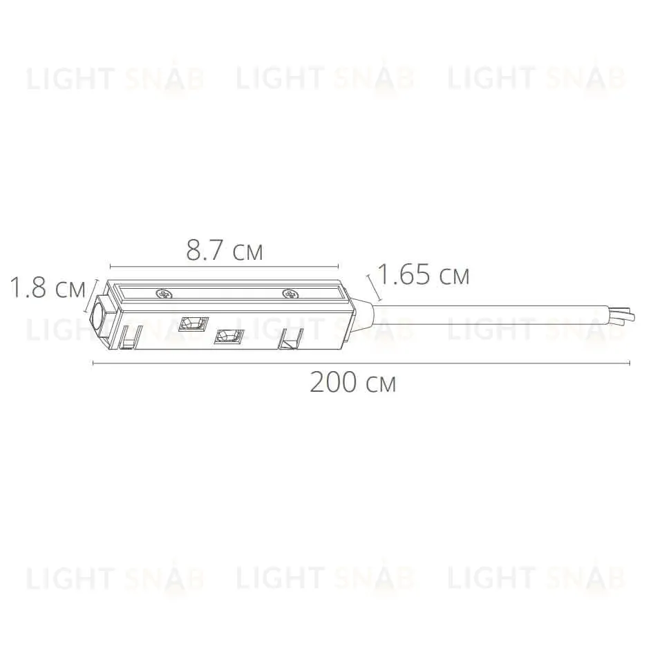 Коннектор-токоподвод Arte Lamp Linea-accessories A480233 A480233