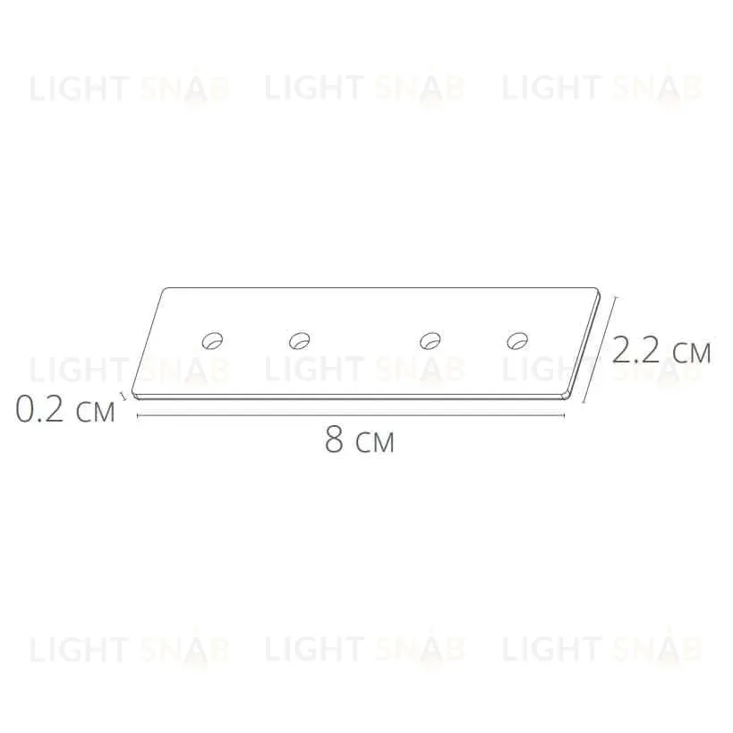 Пластина монтажная Arte Lamp Linea-accessories A480533 A480533