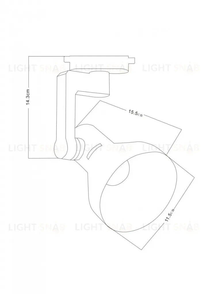 Трековый светильник Arte Lamp Nido A5106PL-1WH A5106PL-1WH