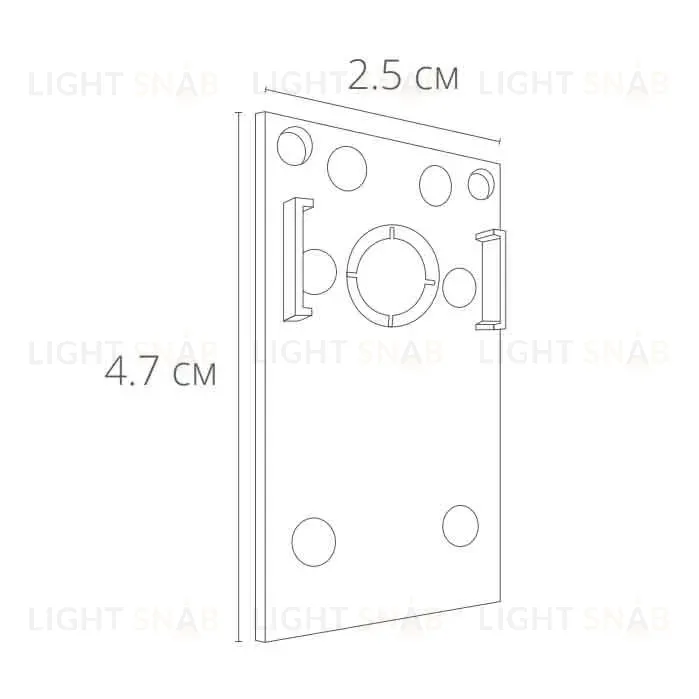 Коннектор-заглушка Arte Lamp Linea-accessories A482133 A482133