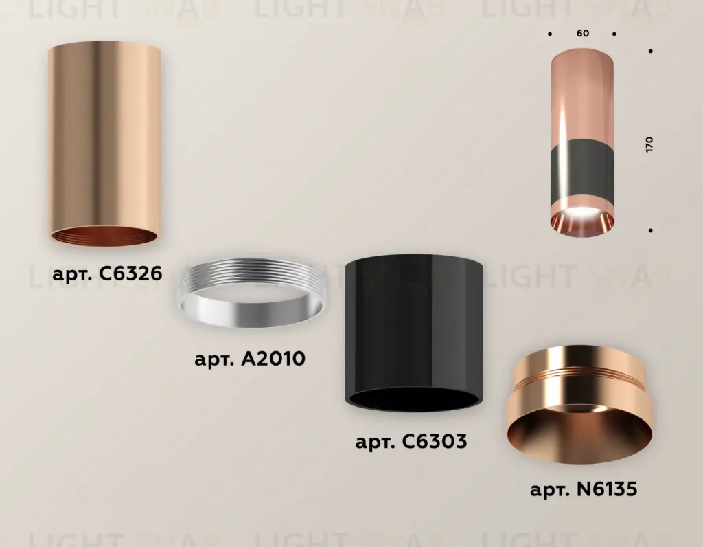 Потолочный светильник Ambrella Light Techno Spot XS6303060 (C6303, C6326, A2010, N6135) XS6303060
