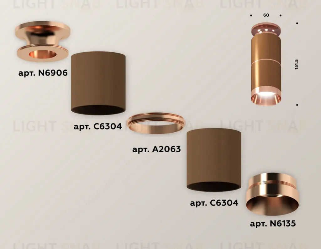 Потолочный светильник Ambrella Light Techno Spot XS6304210 (N6906, C6304, A2063, N6135) XS6304210
