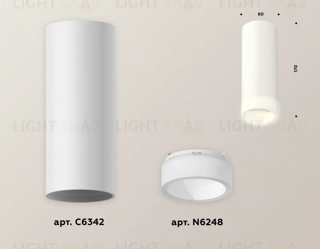Потолочный светильник Ambrella Light Techno Spot XS6342043 (C6342, N6248) XS6342043