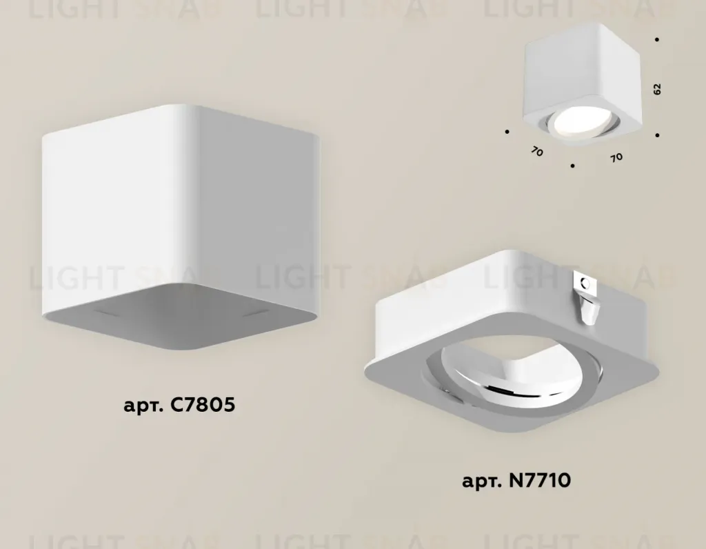 Потолочный светильник Ambrella Light Techno Spot XS7805010 (C7805, N7710) XS7805010