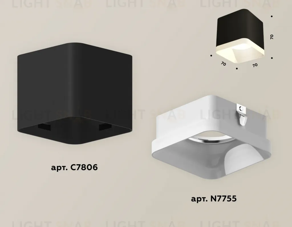 Потолочный светильник Ambrella Light Techno Spot XS7806040 (C7806, N7755) XS7806040