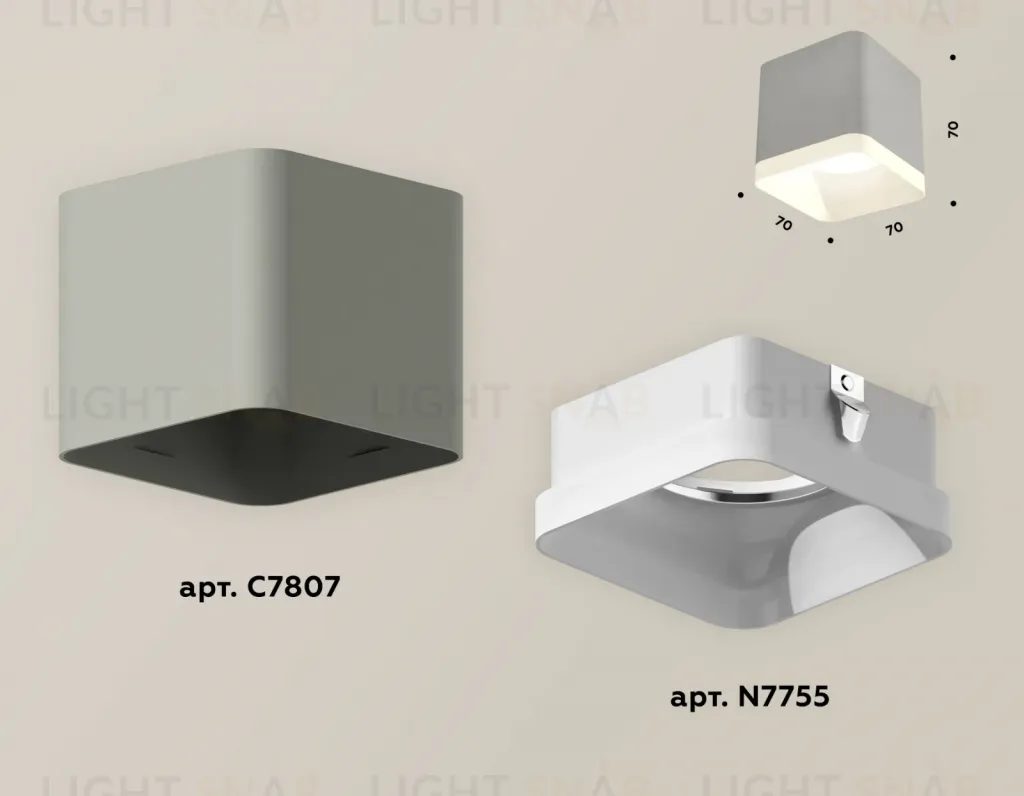 Потолочный светильник Ambrella Light Techno Spot XS7807010 (C7807, N7755) XS7807010