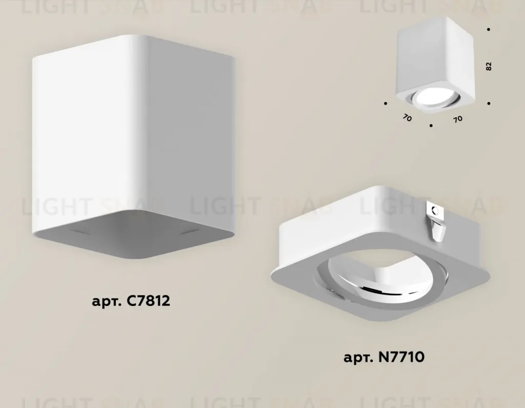 Потолочный светильник Ambrella Light Techno Spot XS7812010 (C7812, N7710) XS7812010