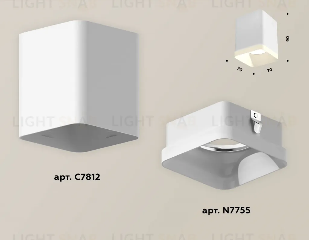 Потолочный светильник Ambrella Light Techno Spot XS7812021 (C7812, N7755) XS7812021