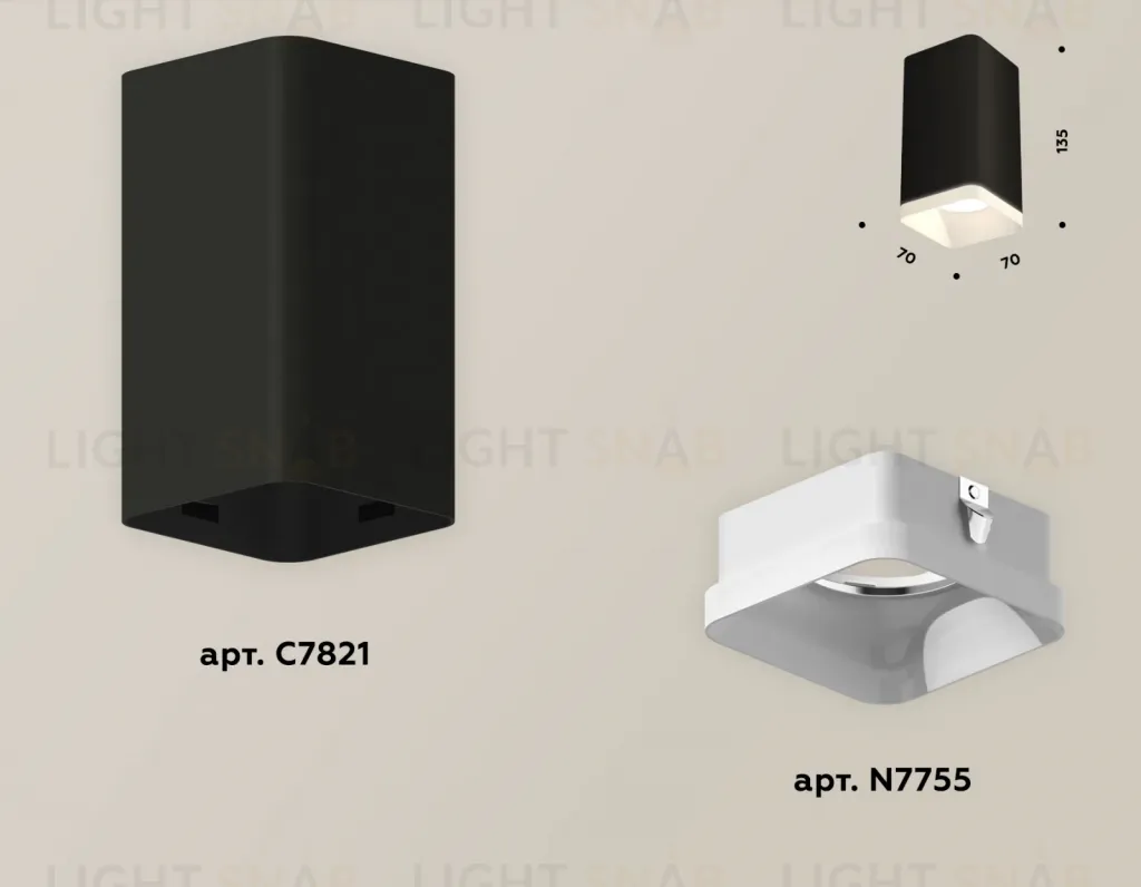 Потолочный светильник Ambrella Light Techno Spot XS7821021 (C7821, N7755) XS7821021