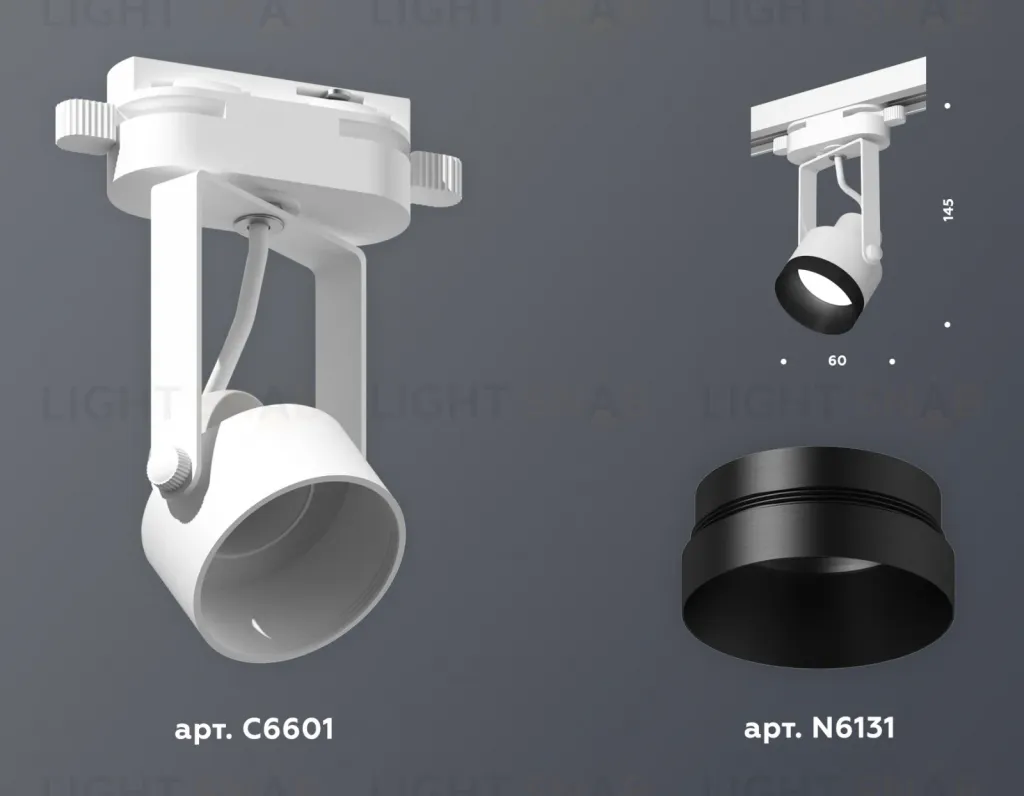 Трековый однофазный светильник Ambrella Light Track System XT6601041 (C6601, N6131) XT6601041