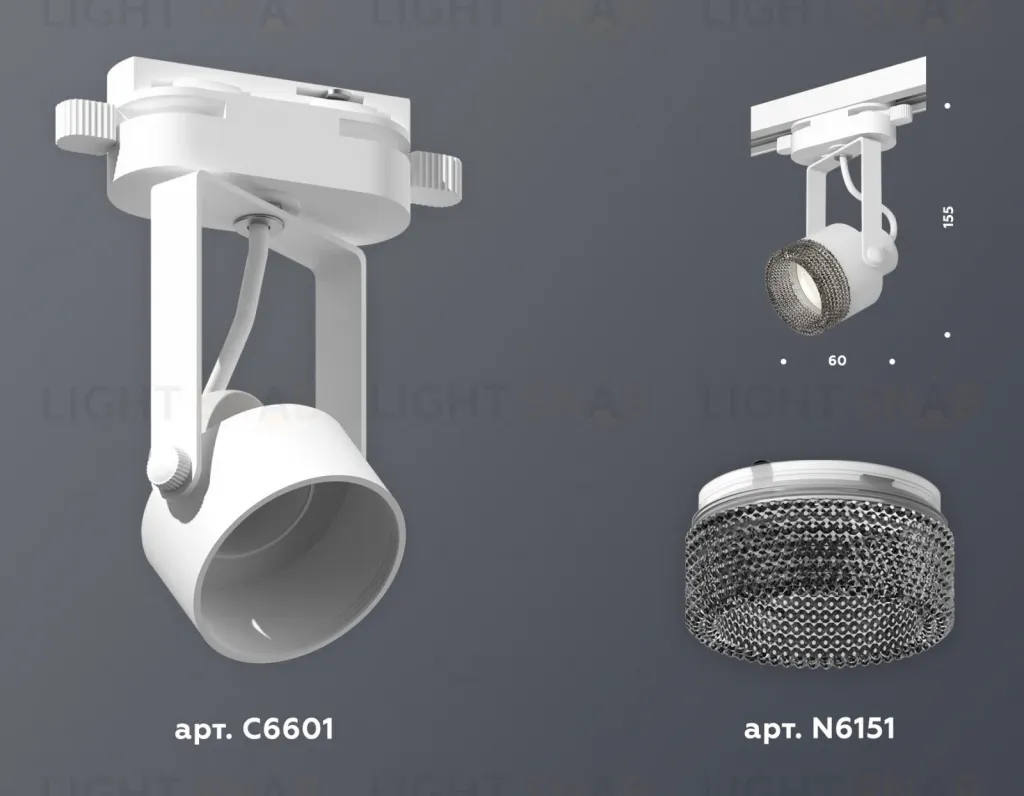 Трековый однофазный светильник Ambrella Light Track System XT6601061 (C6601, N6151) XT6601061