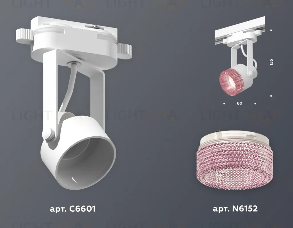 Трековый однофазный светильник Ambrella Light Track System XT6601062 (C6601, N6152) XT6601062