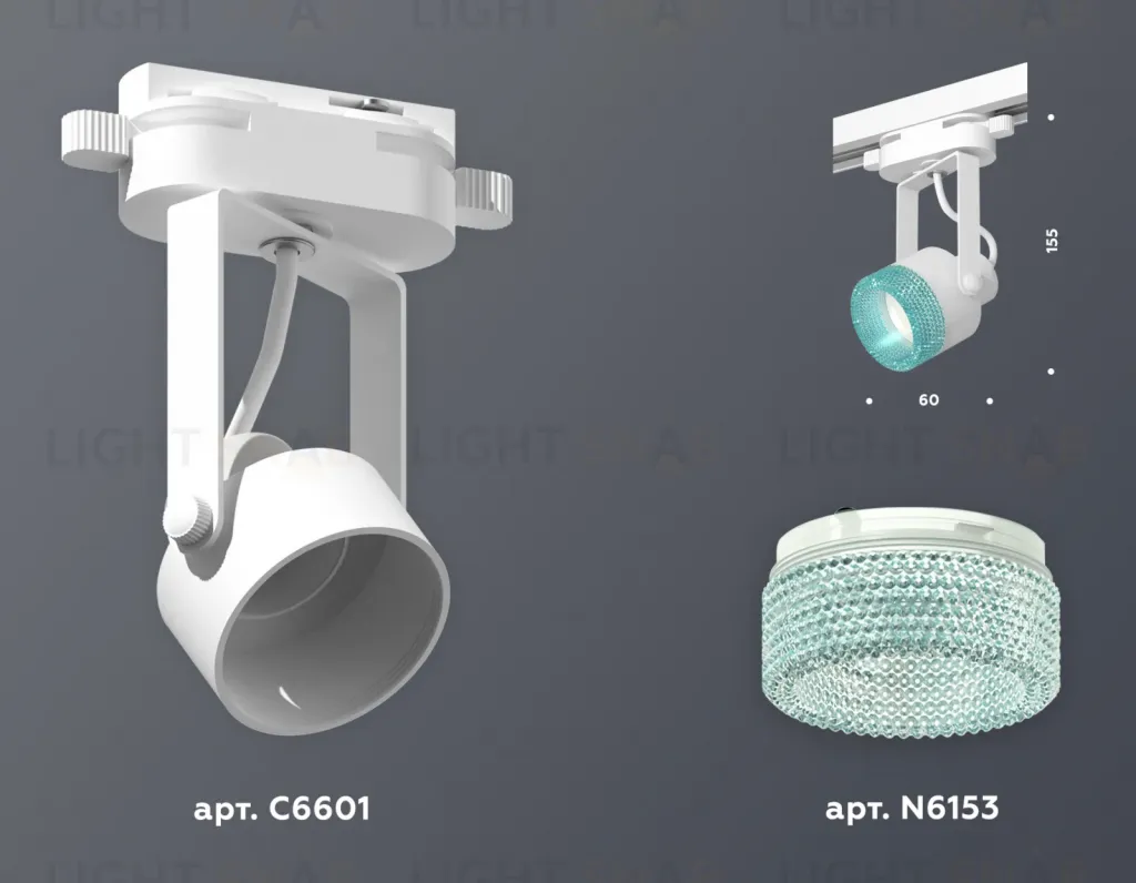 Трековый однофазный светильник Ambrella Light Track System XT6601063 (C6601, N6153) XT6601063