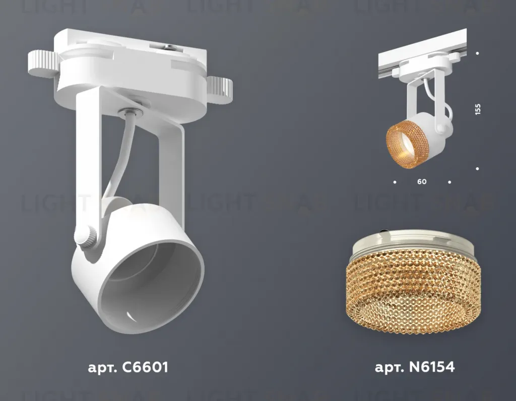 Трековый однофазный светильник Ambrella Light Track System XT6601064 (C6601, N6154) XT6601064