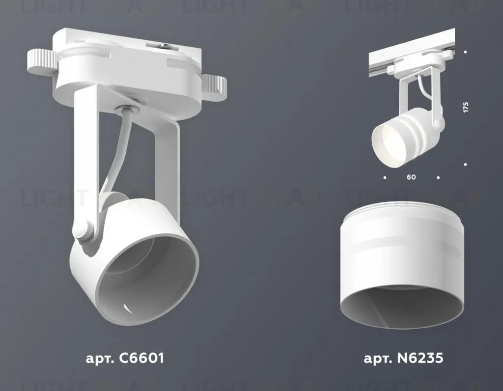 Трековый однофазный светильник Ambrella Light Track System XT6601082 (C6601, N6235) XT6601082