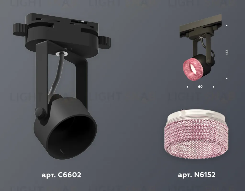 Трековый однофазный светильник Ambrella Light Track System XT6602062 (C6602, N6152) XT6602062