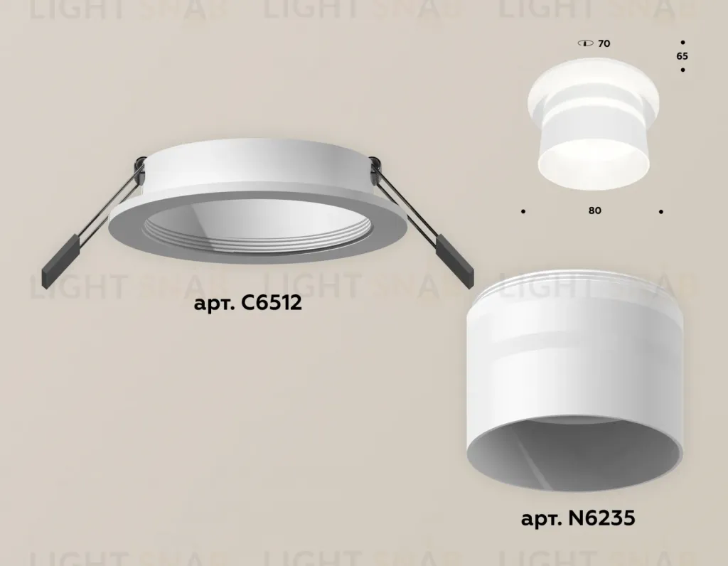 Встраиваемый светильник Ambrella Light Techno Spot XC6512062 (C6512, N6235) XC6512062