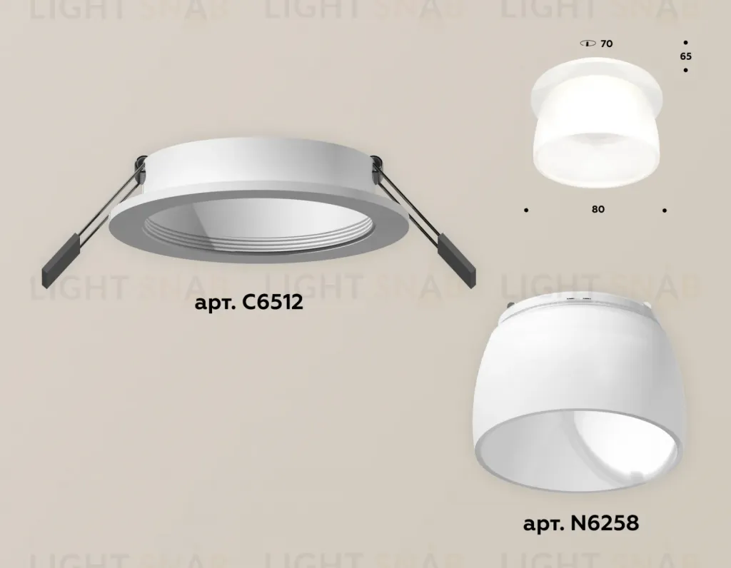 Встраиваемый светильник Ambrella Light Techno Spot XC6512069 (C6512, N6258) XC6512069