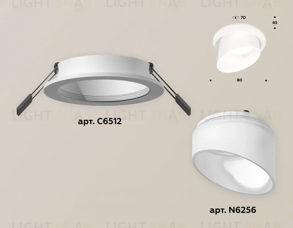 Встраиваемый светильник Ambrella Light Techno Spot XC6512068 (C6512, N6256) XC6512068