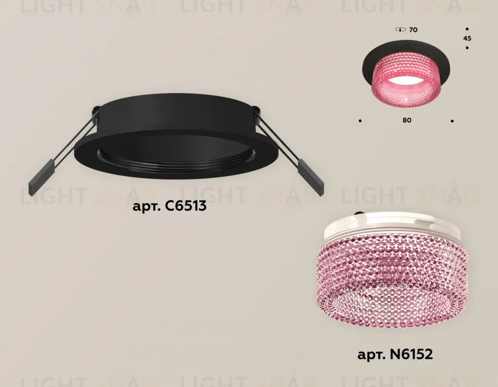 Встраиваемый светильник Ambrella Light Techno Spot XC6513042 (C6513, N6152) XC6513042