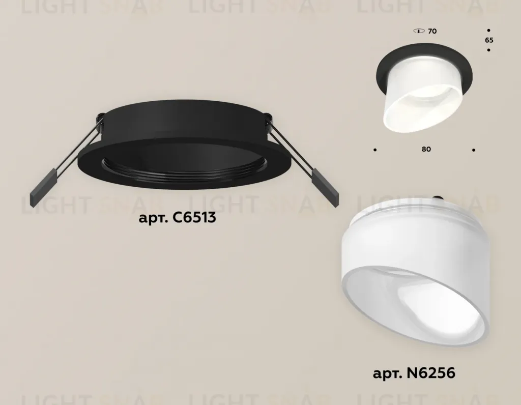 Встраиваемый светильник Ambrella Light Techno Spot XC6513068 (C6513, N6256) XC6513068
