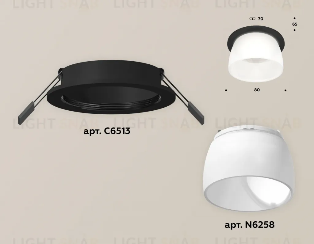 Встраиваемый светильник Ambrella Light Techno Spot XC6513069 (C6513, N6258) XC6513069