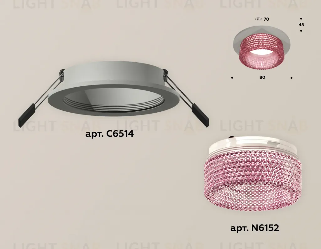 Встраиваемый светильник Ambrella Light Techno Spot XC6514042 (C6514, N6152) XC6514042
