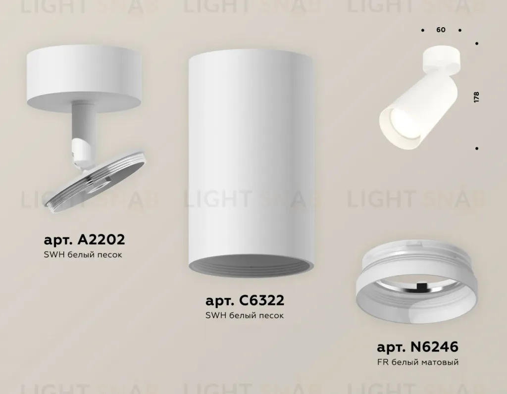 Спот Ambrella Light Techno Spot XM6322010 (A2202, C6322, N6246) XM6322010