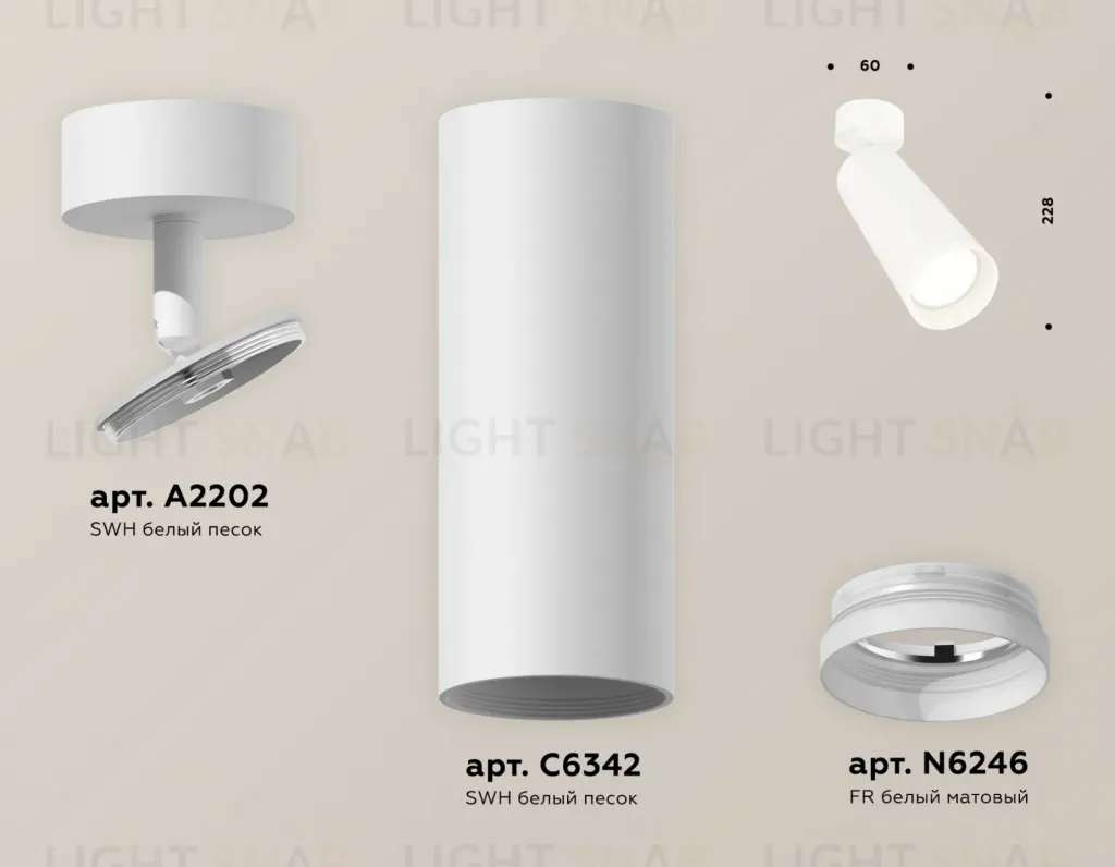 Спот Ambrella Light Techno Spot XM6342010 (A2202, C6342, N6246) XM6342010