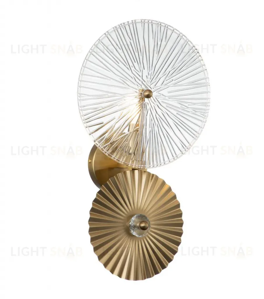 Настенный светильник Indigo Miele 12021/B/1W Brass V000023 V000023