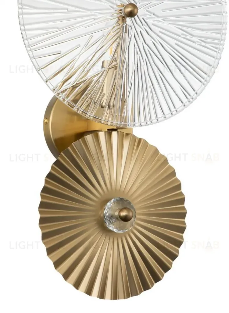 Настенный светильник Indigo Miele 12021/B/1W Brass V000023 V000023
