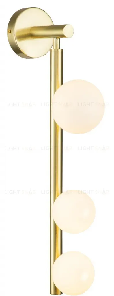 Настенный светильник Indigo Flusso 11025/3W Gold V000229 V000229