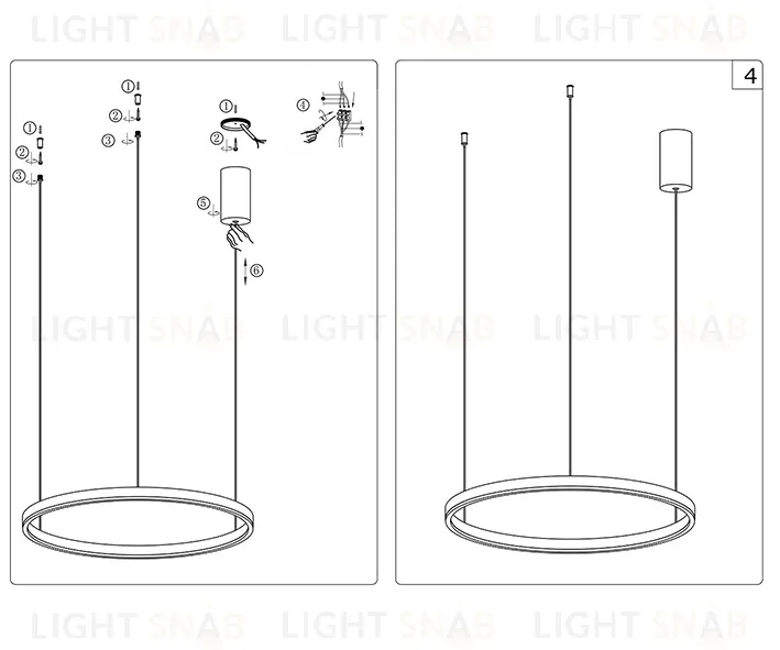 Подвесной светильник Kink Light Тор 08212,19A(3000K) 08212,19A(3000K)