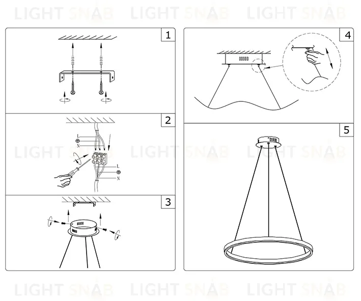 Подвесной светильник Kink Light Тор 08214,19A(3000K) 08214,19A(3000K)