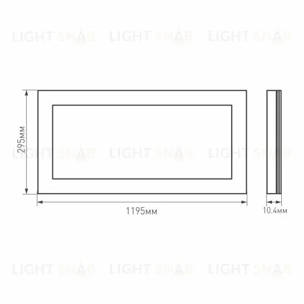 Светодиодная панель Arlight IM-S300x1200-40W Warm3000 023155(2) 023155(2)