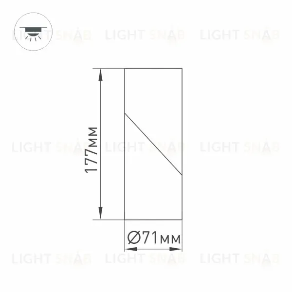 Спот Arlight SP-Twist-Surface-R70-12W Day4000 025456(1) 025456(1)
