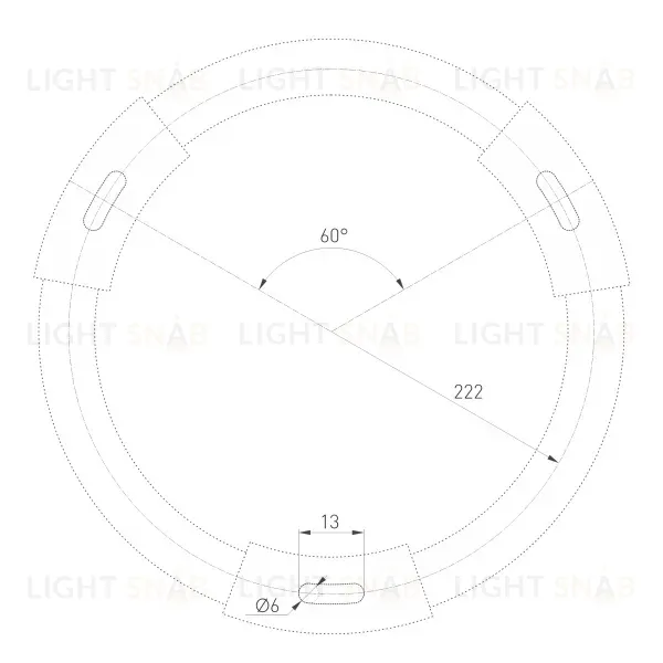 Потолочный светильник Arlight SP-Rondo-R500-50W Warm3000 034818 034818