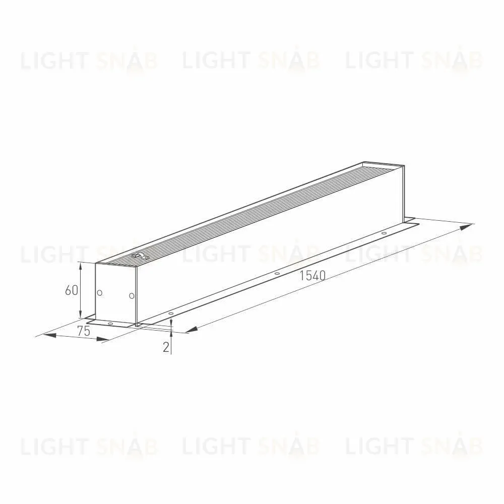 Шинопровод встраиваемый Arlight Mag-Track-4560-F-1040 026897(1) 026897(1)