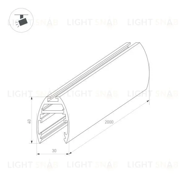 Шинопровод Arlight Mag-Track-2540-2000 034228 034228