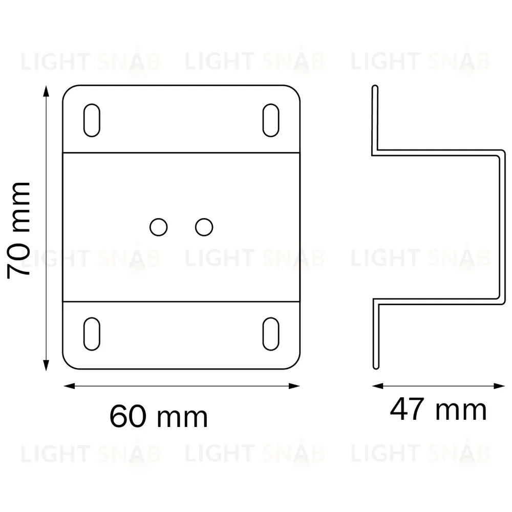 Планка крепежная к треку 505XXX Lightstar Barra 505171 505171