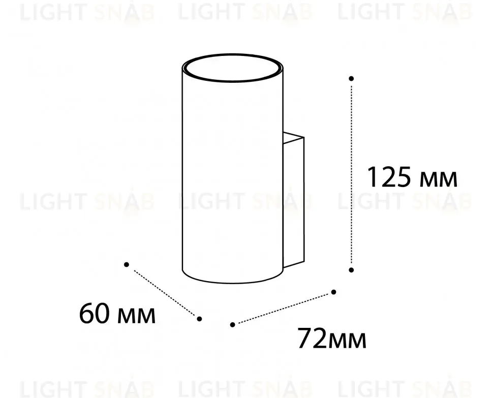 Настенный светильник Italline mod. DANNY W1 black DANNY W1 black