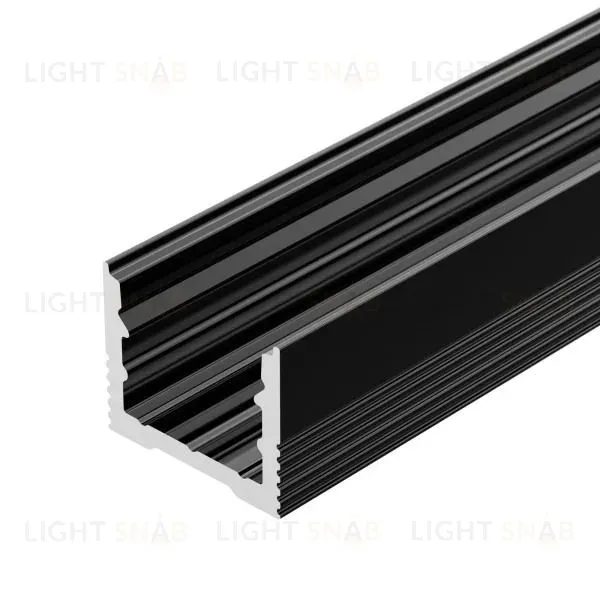 Алюминиевый профиль Arlight SL-Slim-H13M-2000 Black 032997 032997