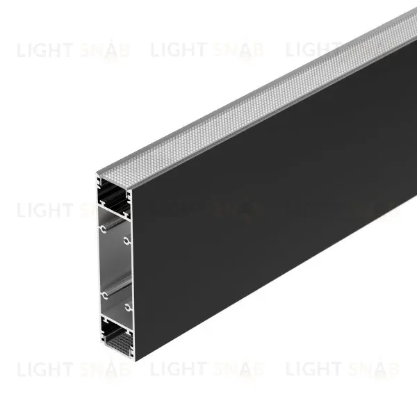 Алюминиевый профиль Arlight SL-Line-25100-Dual-2500 Black 033735 033735